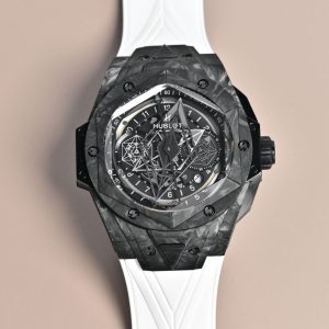 Hublot Big Bang Sang Bleu II Carbon Fibre Super Clone Watch 1136596831 - front view