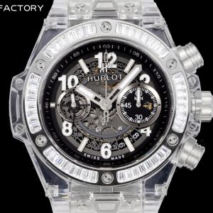 Hublot Big Bang 1:1 Super Clone Watch in Transparent Acrylic 1129910926 - front view | Big Bang