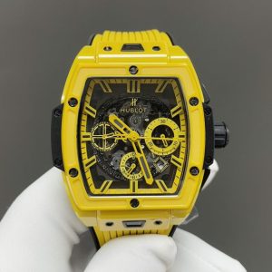 Hublot Big Bang Yellow Ceramic 42mm Premium Super Clone Watch 1039380350 - front view | Big Bang