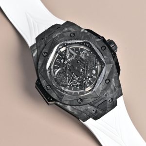 Hublot Big Bang Sang Bleu II Carbon Fibre Super Clone Watch 1136596831 - side view