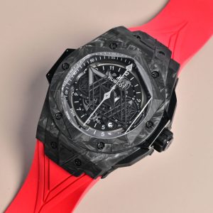 Hublot Big Bang Sang Bleu II Carbon Fibre Super Clone Men's Watch 1136596879 - side view