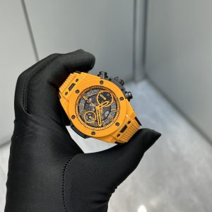 Hublot Big Bang Unico Orange Ceramic 1:1 Super Clone Watch for Sale 1128806216 - side view | Big Bang Unico