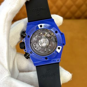 Hublot Big Bang UNICO Blue Ceramic Luxury Replica Watch 822618763 - side view
