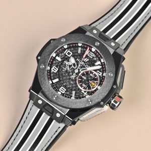 Hublot Big Bang Ferrari Titanium Premium Replica Watch with Cash on Delivery 1137486153 - side view | Big Bang Ferrari