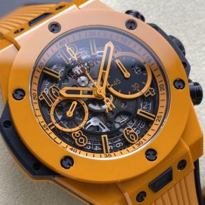 Hublot Big Bang Unico Orange Ceramic 42mm Super Clone Watch for Sale 1119857680