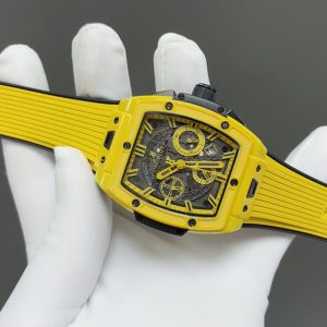 Hublot Big Bang Yellow Ceramic 42mm Premium Super Clone Watch 1039380350 - side view | Big Bang