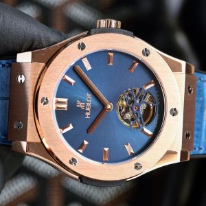 Hublot 45mm Automatic Super Clone Watch with Leather Strap & Cash on Delivery 1086287057 - side view | Hublot
