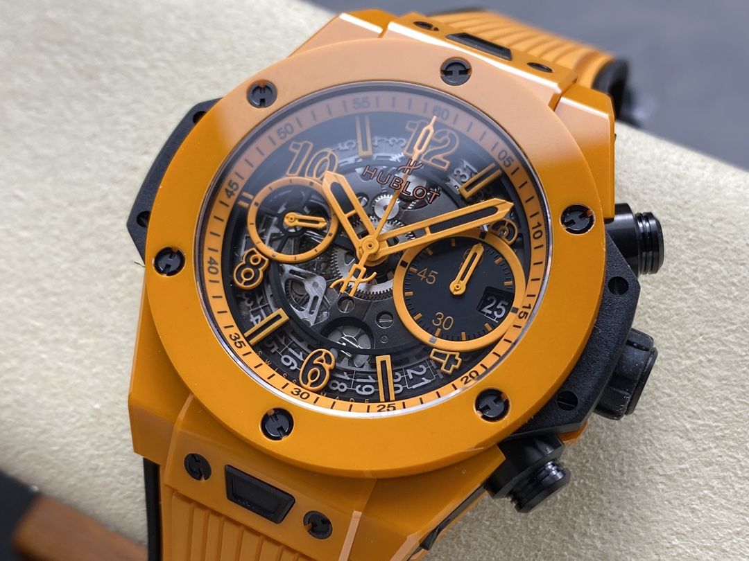 2-359.jpg Hublot Big Bang Unico Orange Ceramic 42mm Super Clone Watch for Sale 1119857680