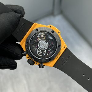 Hublot Big Bang Unico Orange Ceramic 1:1 Super Clone Watch for Sale 1128806216 - close-up | Big Bang Unico