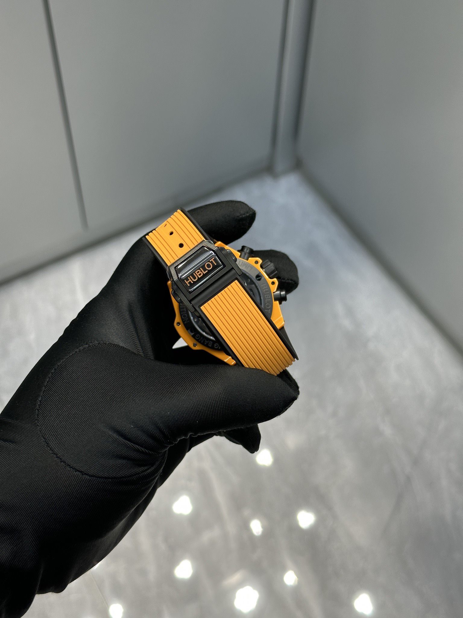 6-280.jpg Hublot Big Bang Unico Orange Ceramic 1:1 Super Clone Watch for Sale 1128806216 - top view | Big Bang Unico