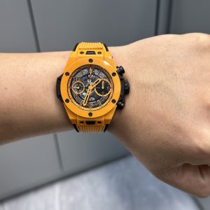 Hublot Big Bang Unico Orange Ceramic 1:1 Super Clone Watch for Sale 1128806216 - front view | Big Bang Unico